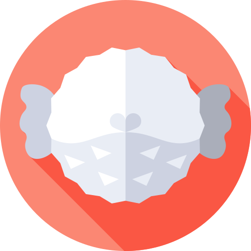 kogelvis Flat Circular Flat icoon