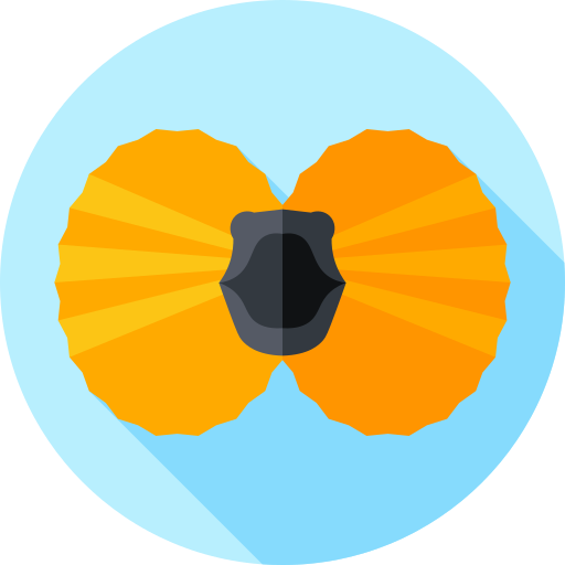 fliegende eidechse Flat Circular Flat icon