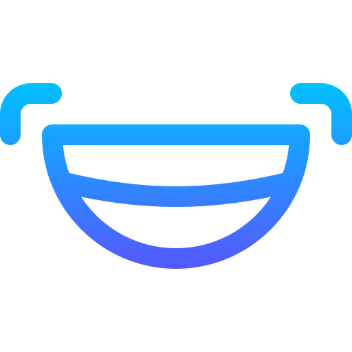 sorriso Basic Gradient Lineal color icona