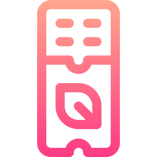Chewing gum Basic Gradient Lineal color icon