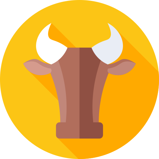 wildebeest Flat Circular Flat icoon