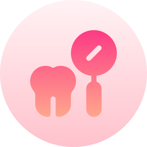 Dental care Basic Gradient Circular icon