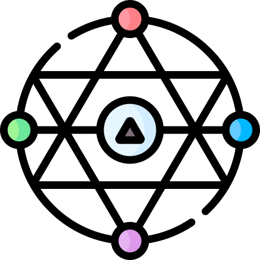 pentagramma Special Lineal color icona