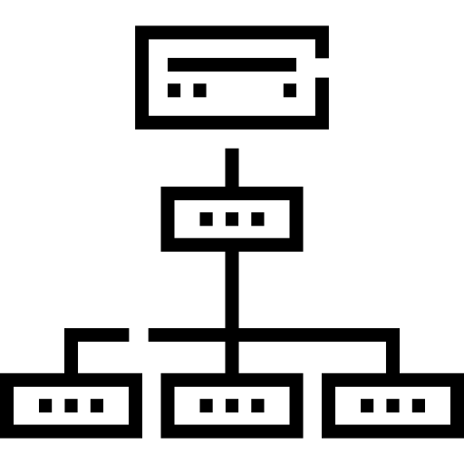 diagrama Detailed Straight Lineal icono