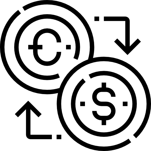 scambio Detailed Straight Lineal icona