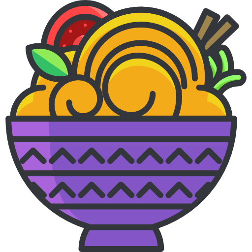 Salad Roundicons Premium Lineal Color icon