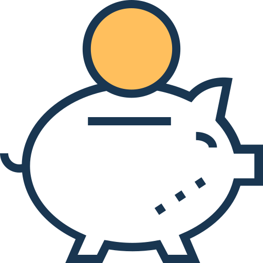 Piggy bank Prosymbols Lineal Color icon