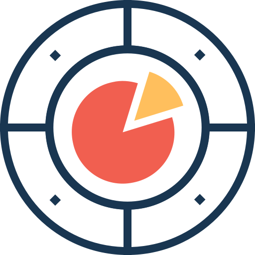 円グラフ Prosymbols Lineal Color icon