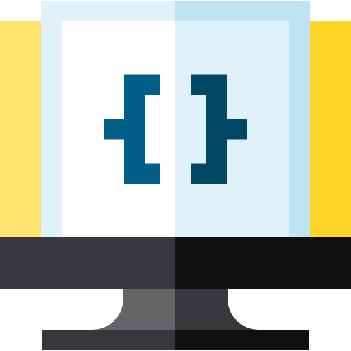 Coding Basic Straight Flat icon