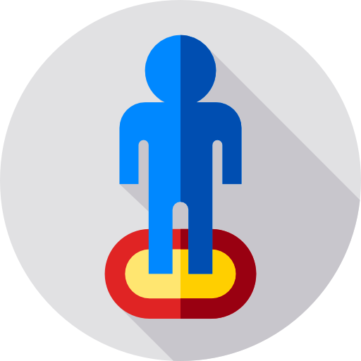 position Flat Circular Flat icon