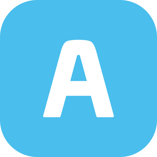 letter a Generic Flat icoon