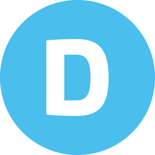 litera d Generic Flat ikona
