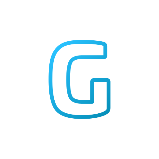 문자 g Generic Gradient icon