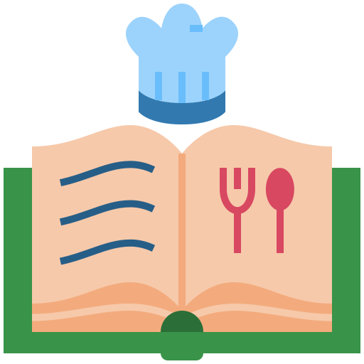libro de recetas Generic Flat icono
