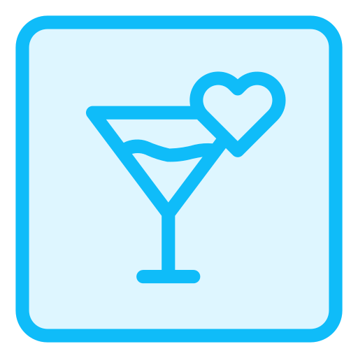 cocktail Generic Outline Color icon