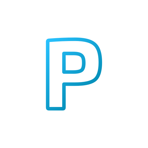Letter p Generic Gradient icon