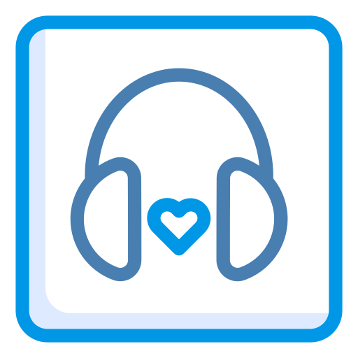 Earphone Generic Blue icon