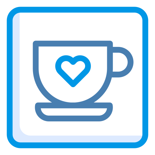 Coffee cup Generic Blue icon