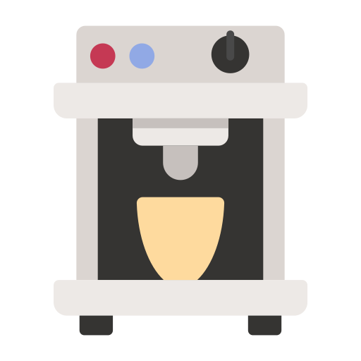 maquina de cafe Generic Flat icono