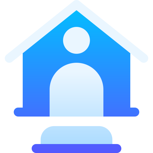 Pet house Basic Gradient Gradient icon