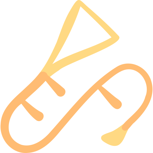 trombone Basic Hand Drawn Color Icône