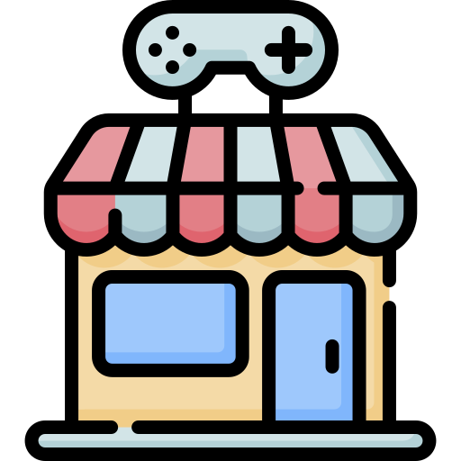Game store Special Lineal color icon