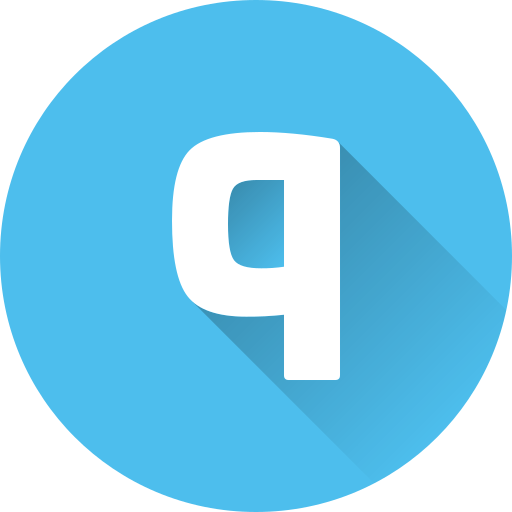 buchstabe q Generic Flat Gradient icon