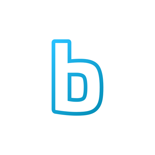 litera b Generic Gradient ikona