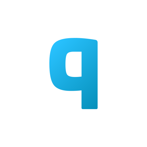 lettera q Generic Flat Gradient icona