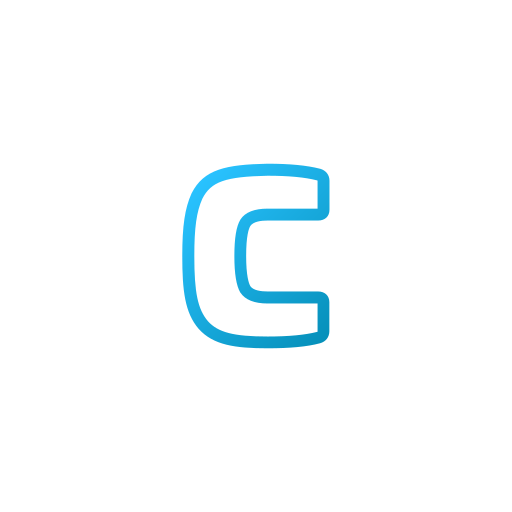 문자 c Generic Gradient icon