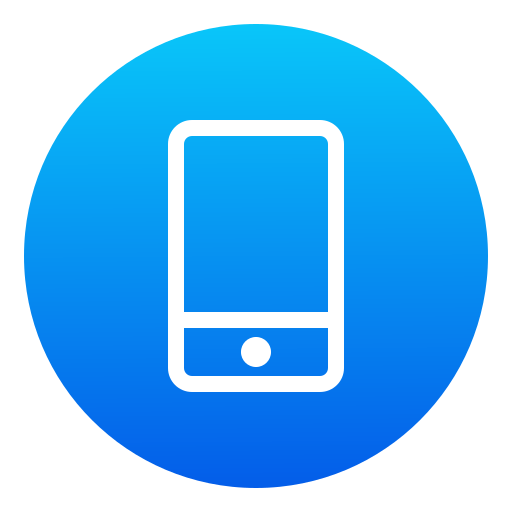 smartphone Generic Flat Gradient icona