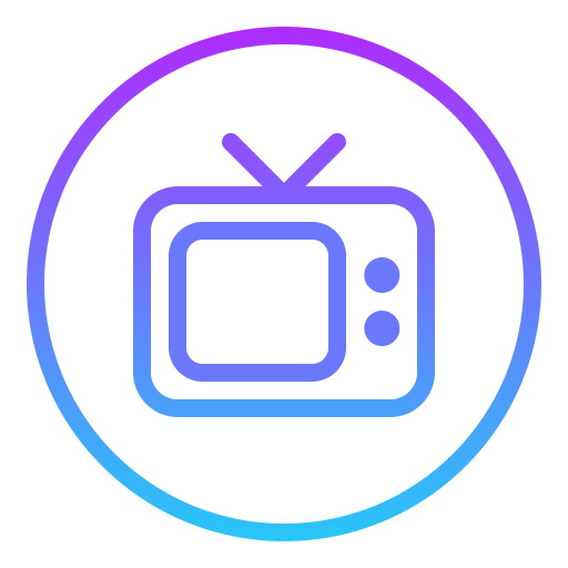 テレビ Generic Gradient icon