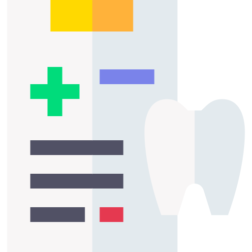 Стоматологический отчет Basic Straight Flat иконка