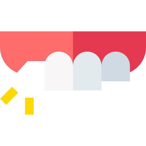 dientes Basic Straight Flat icono