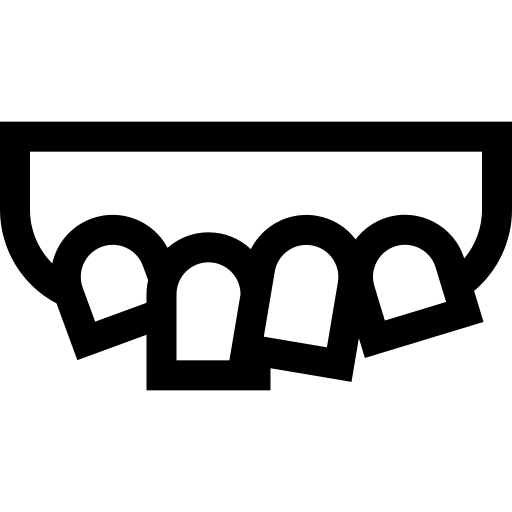 Teeth Basic Straight Lineal icon