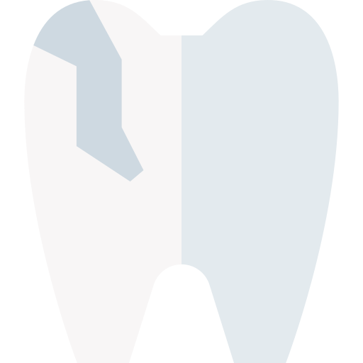 tanden Basic Straight Flat icoon