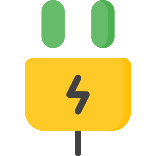 elektrische lading Generic Flat icoon