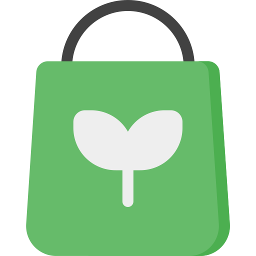 ekologiczna torba Generic Flat ikona