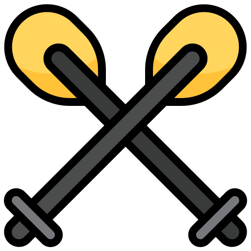 Paddles Generic Outline Color icon