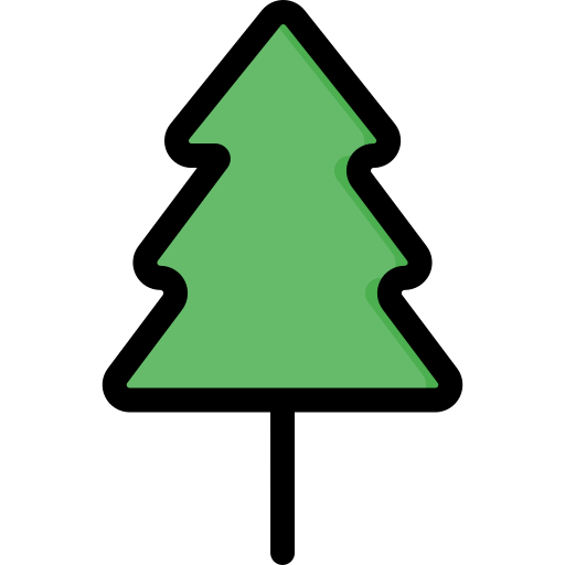 Tree Generic Outline Color icon