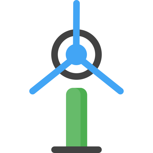 Ветряная турбина Generic Flat иконка