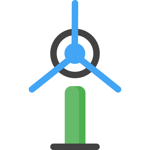 Wind turbine Generic Flat icon