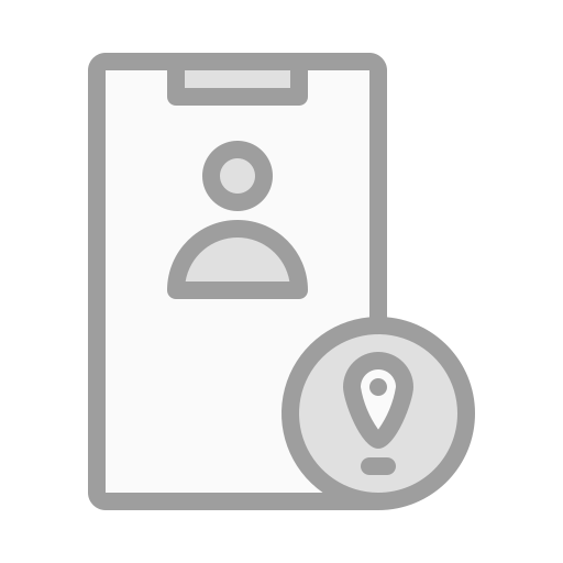 Share location Generic Grey icon