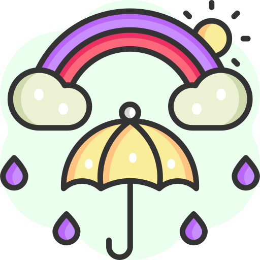 lluvia Generic Rounded Shapes icono
