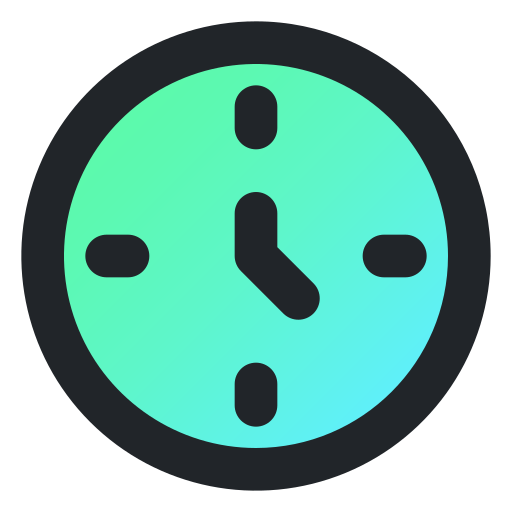 시계 Generic Outline Gradient icon