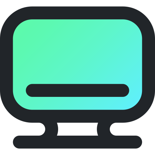 monitor Generic Outline Gradient icon