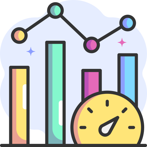 Growth chart Generic Rounded Shapes icon