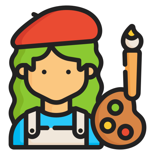 Painter Generic Outline Color icon