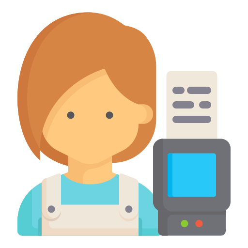 Cashier machine Generic Flat icon
