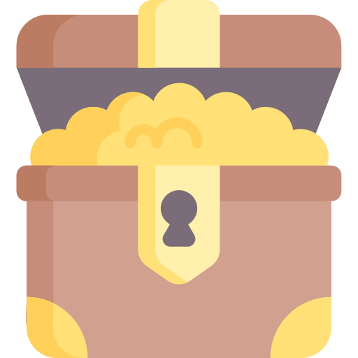 Treasure chest Special Flat icon